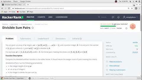 Divisible Sum Pairs Hacker Rank Solution in C Programming