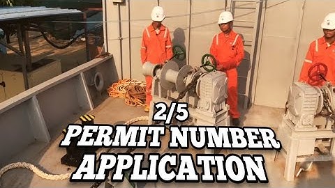 MARINA MISMO 2/5 PERMIT NUMBER APPLICATION | PAANO MAG APPLY