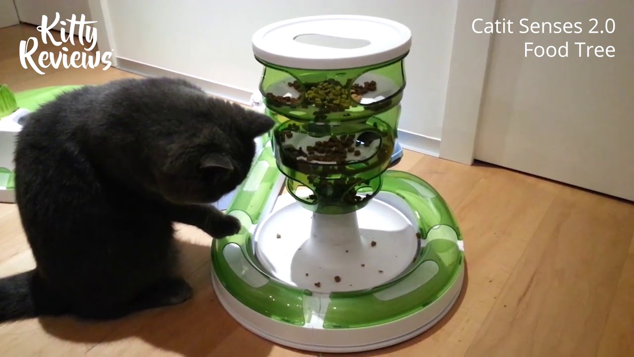 Catit Senses 2.0 Food Tree - Sturdy Tree-Shaped Slow Feeder