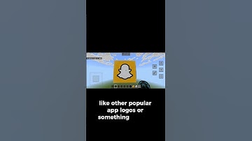 "Recreating the #Snapchat Logo in #Minecraft - What