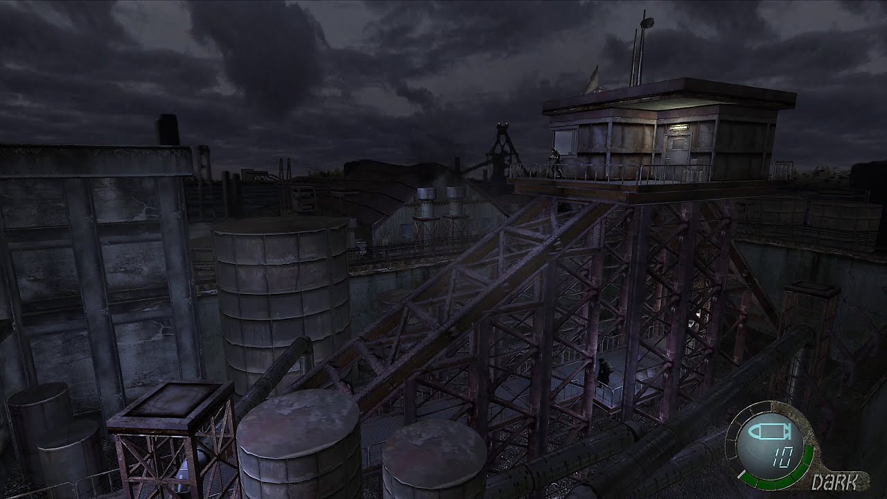 Rte4 Building Communications Tower Ambience in RESIDENT EVIL 4 (2005) #residentevil4 ...