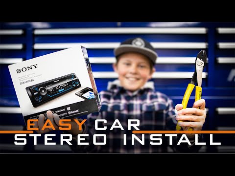 So Easy That A 12 Year Old Can Install A Car Stereo?