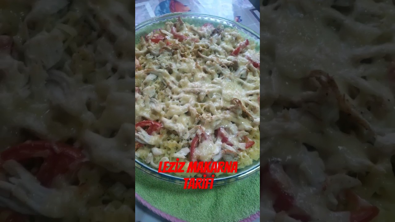 FIRINDA TAVUKLU MAKARNA TARİFİ! | PRATİK YEMEK TARİFİ #shortsfeed