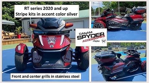 Stripe kits Silver accent color - RT series Can Am Spyder 2020 and up - The Spyder Shop