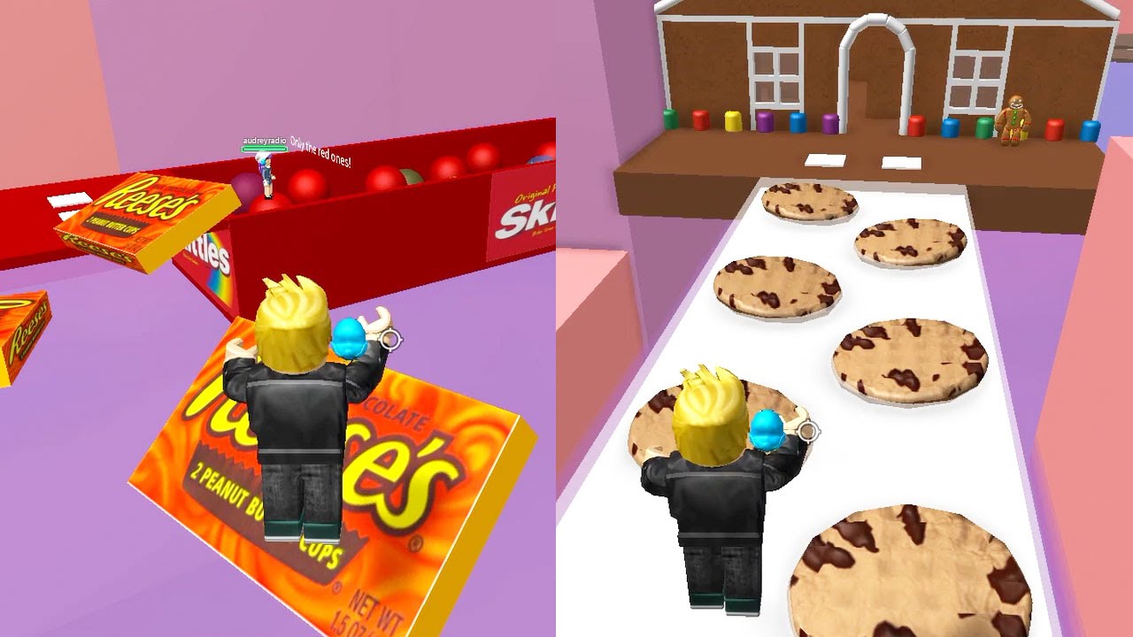 Roblox Candy World Obby Challenge Gamer Chad Plays Youtube - cookieswirlc roblox obby with gamer chad