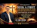 Seek a first the kingdom of God and His righteousness everything will be blessed | Br. Francis | 5 |