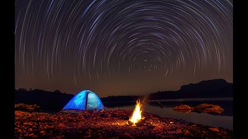 Post processing star trails : Foreground Stacking