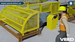 Machine Guarding Safety #constructionsafety #electricalsafety #workplacesafety #machinesafety