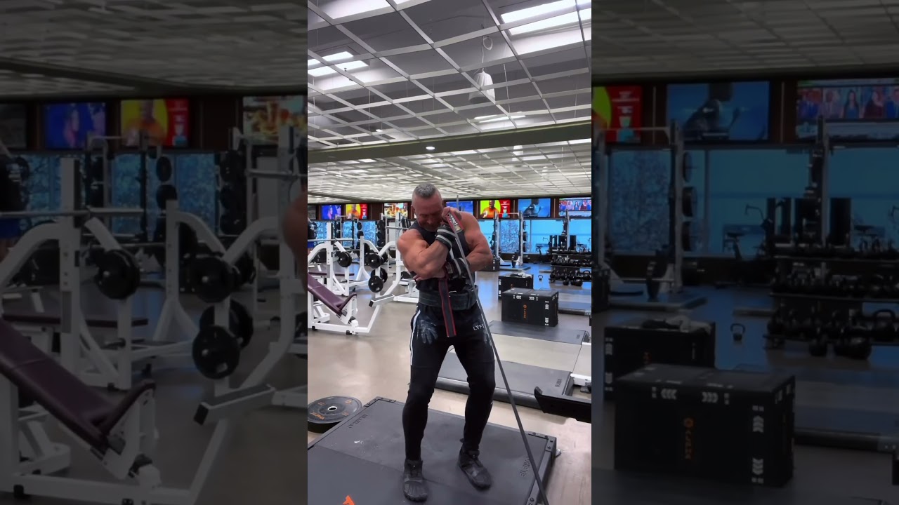 One arm standing concentration curls with a resistance band is a great way to keep constant contract