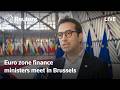 LIVE: Euro zone finance ministers meet in Brussels