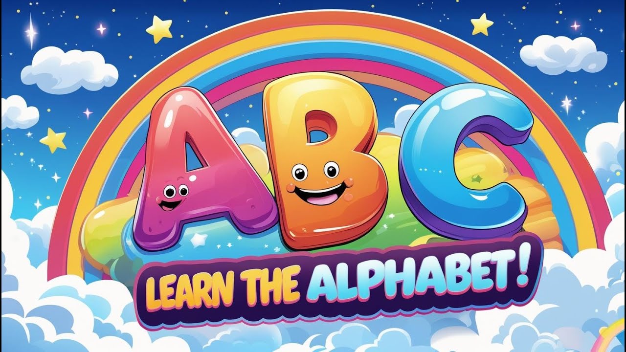 Learn ABC Alphabet for Kids A to Z Letters with Fun Objects & Rhymes ...