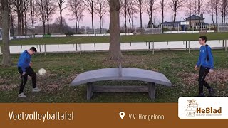Vv Hoogeloon - Voetvolleybaltafel Heblad