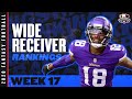 2020 Fantasy Football Rankings - Top 30 Wide Receiver in Fantasy Football - Week 17