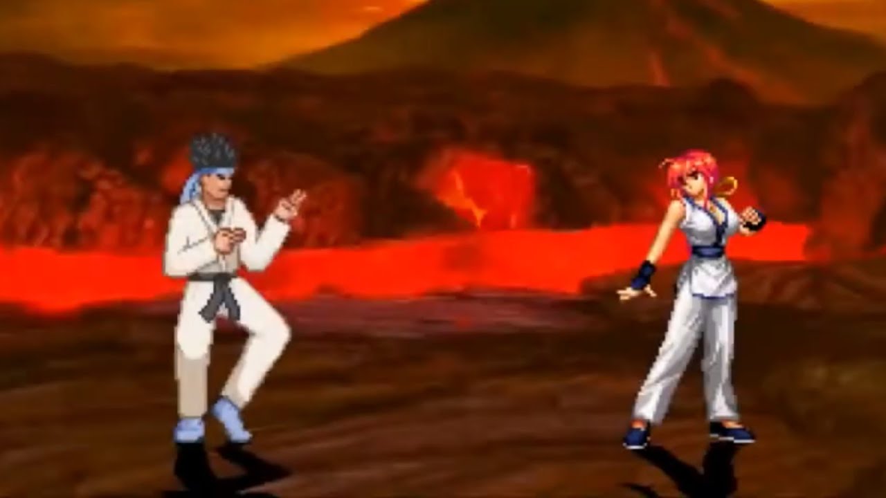 【MUGEN】Kung Fu Man (カンフーマン) VS Another Kung Fu Girl Z (アナザーカンフーガールZ)