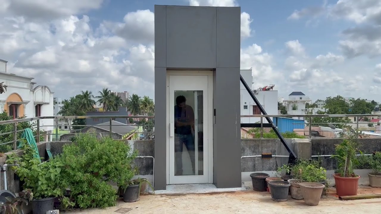 Outdoor Lift| Residential Lift| MS Coated Lift| Budget Friendly Lift| Small Lift| Customized Lift