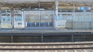 JR西日本　北陸本線　敦賀駅ー福井駅　側面展望　2020/9（4K UHD 60fps）