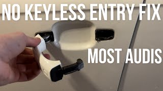 HOW TO FIX Keyless entry not working on AUDI