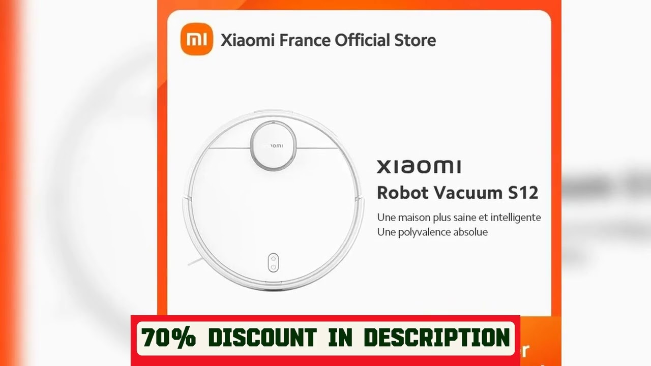 A must-have product! [Official] Xiaomi Robot Vacuum S12, Navigation laser LDS aspirateur robot,Pui