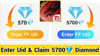 Daily 5700 💎 Diamonds Trick ! How To Get Free Diamonds In Free Fire Max ! Free Diamonds New App screenshot 1