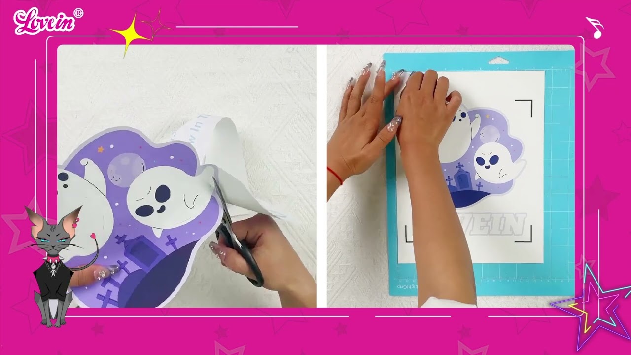 Lovein | Pinkie Glow in the Dark Heat Transfer Paper 