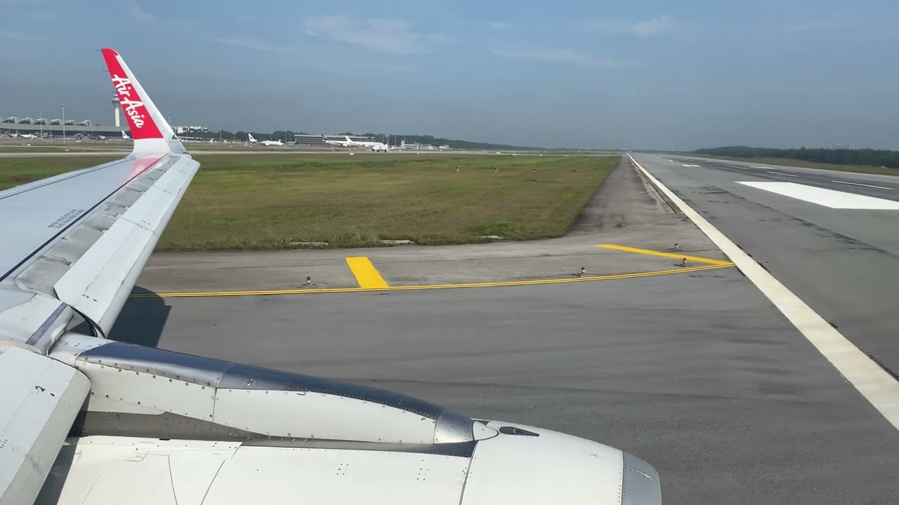 [23/10/2023] AirAsia - Airbus A320-216 (WL) Takeoff At Kuala Lumpur International Airport
