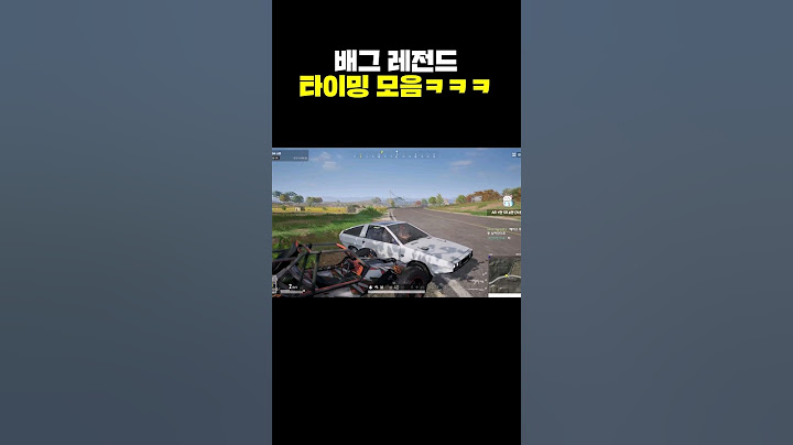 배그 레전드 타이밍 모음ㅋㅋㅋ