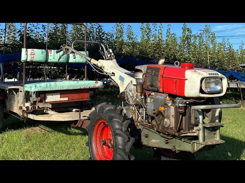 ヤンマー耕運機YC70 タナカ運搬車 YANMAR yanmar - YouTube