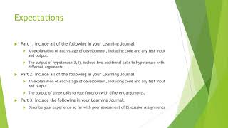 CS 1101 - Learning Journal Unit 4