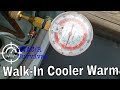 Walk-In Cooler Warm and Compressor Is HOT