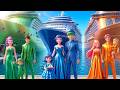 Fire Family VS Water Family VS Nature Family 🔥🌊🌳 SURVIVAL ON A DESERT ISLAND | KPOP Demon Hunters