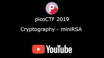 picoCTF 2019 writeup [41] - Cryptography - miniRSA