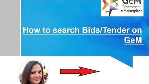 HOW TO SEARCH BIDS ON GEM PORTAL #gemportal