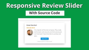 Review Slider using Html CSS JS 2023 | Animated Testimonial Review slider source code | codelabweb