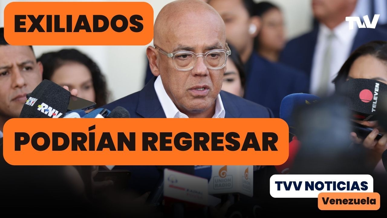 Jorge Rodríguez abre la puerta al regreso de exiliados con Ley de Amnistía | TVV Noticias Venezuela