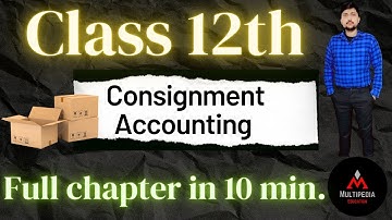 Consignment accounts in accounting| consignment khata| Consignment Synopsis i com part 2