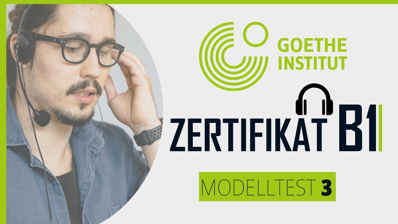 Goethe & ÖSD  - Zertifikat B1 NEU - Hören Test mit Lösungen | Modelltest 4