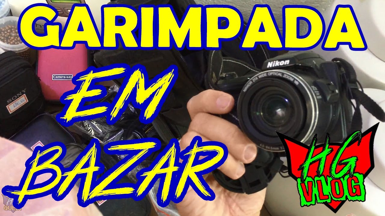 Garimpada Gamer em Bazar de bairro - HG Vlog.