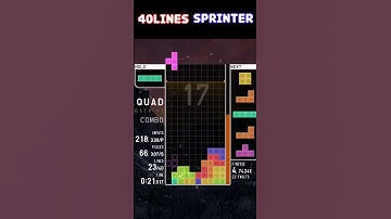 [TETR.IO] SS rank. Just a game of Tetris. 40Lines Sprinter. #322