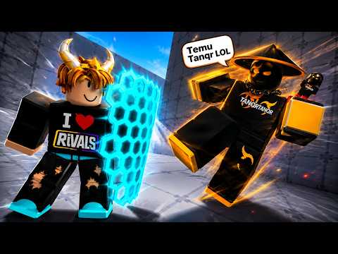 Trolling people as a "Temu" TanQR in Roblox Rivals!