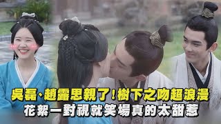 【星漢燦爛】吳磊、趙露思樹下之吻超浪漫　花絮一對視就笑場真的太甜惹！