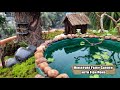 Jardin de fes  ides de jardins miniatures diy  avec maison de fe et tang  poissons  art miniature