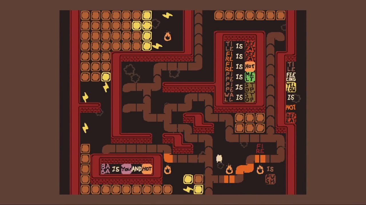 【BABA IS YOU】"PUZZLES AND GIMMIX" first half of "HOME TOWN" Solution【My CustomLevelPack】