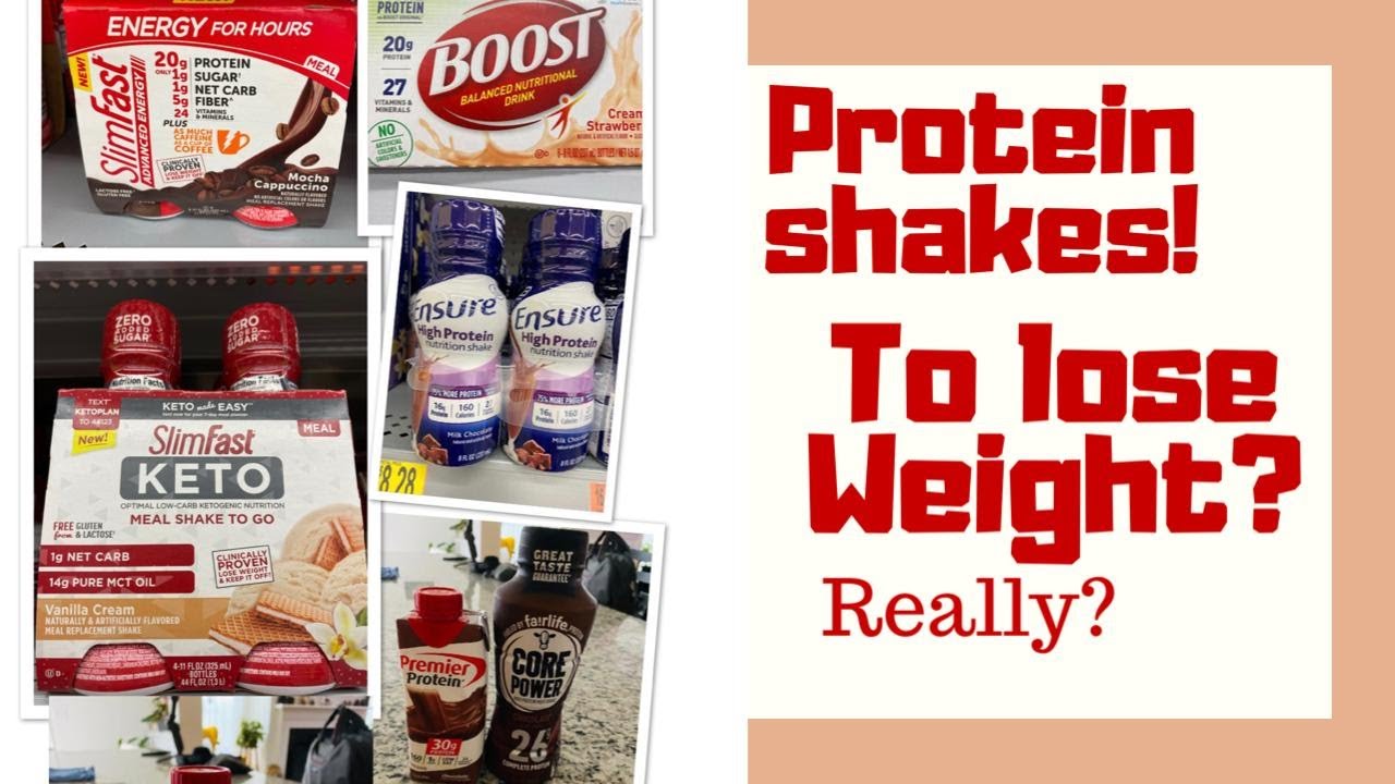 DO PROTEIN SHAKES OR MEAL REPLACEMENT DRINKS REALLY HELP YOU LOSE