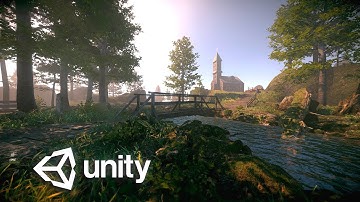 SPEED LEVEL DESIGN IN UNITY | Church on the mountain landscape (Timelapse)