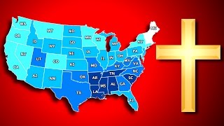 The Most & Least Religious States in America