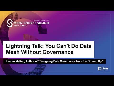Lightning Talk: You Can’t Do Data Mesh Without Governance - Lauren Maffeo Episode cover