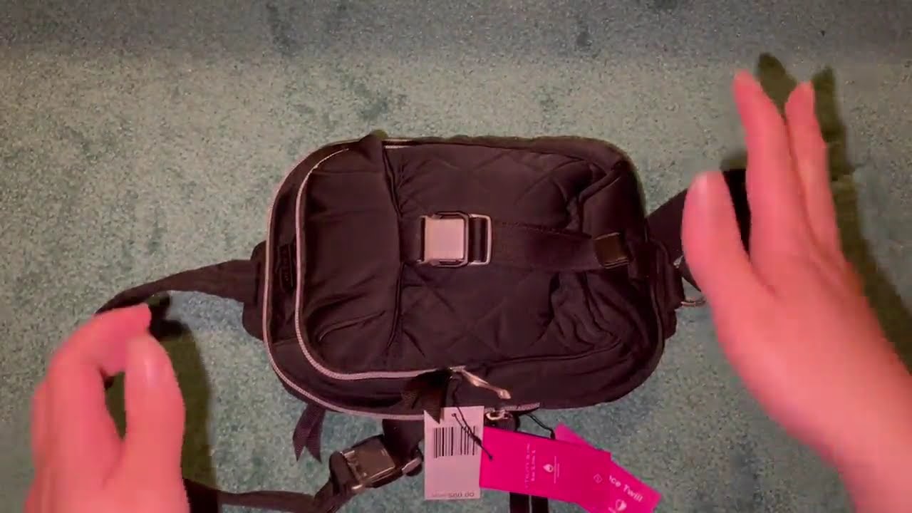 Vera Bradley Performance Twill Utility Sling Backpack Review, A small sling bag that packs a punch!