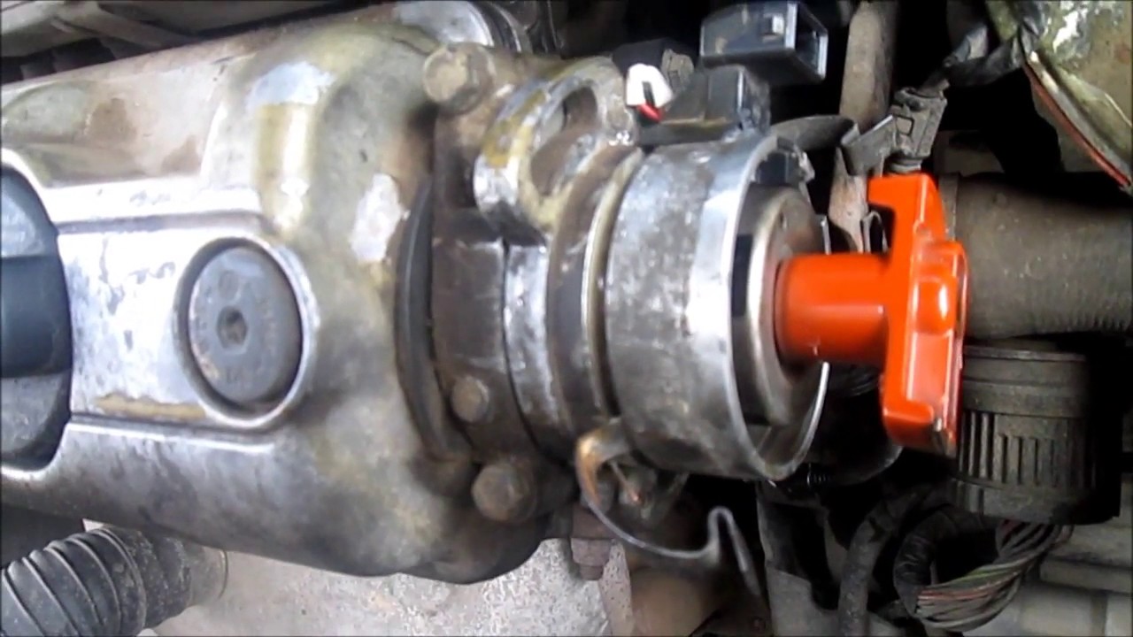 замена датчика холла golf 3 на ваз-2108 ; ჰოლის გადამწოდის შეცვლა ...