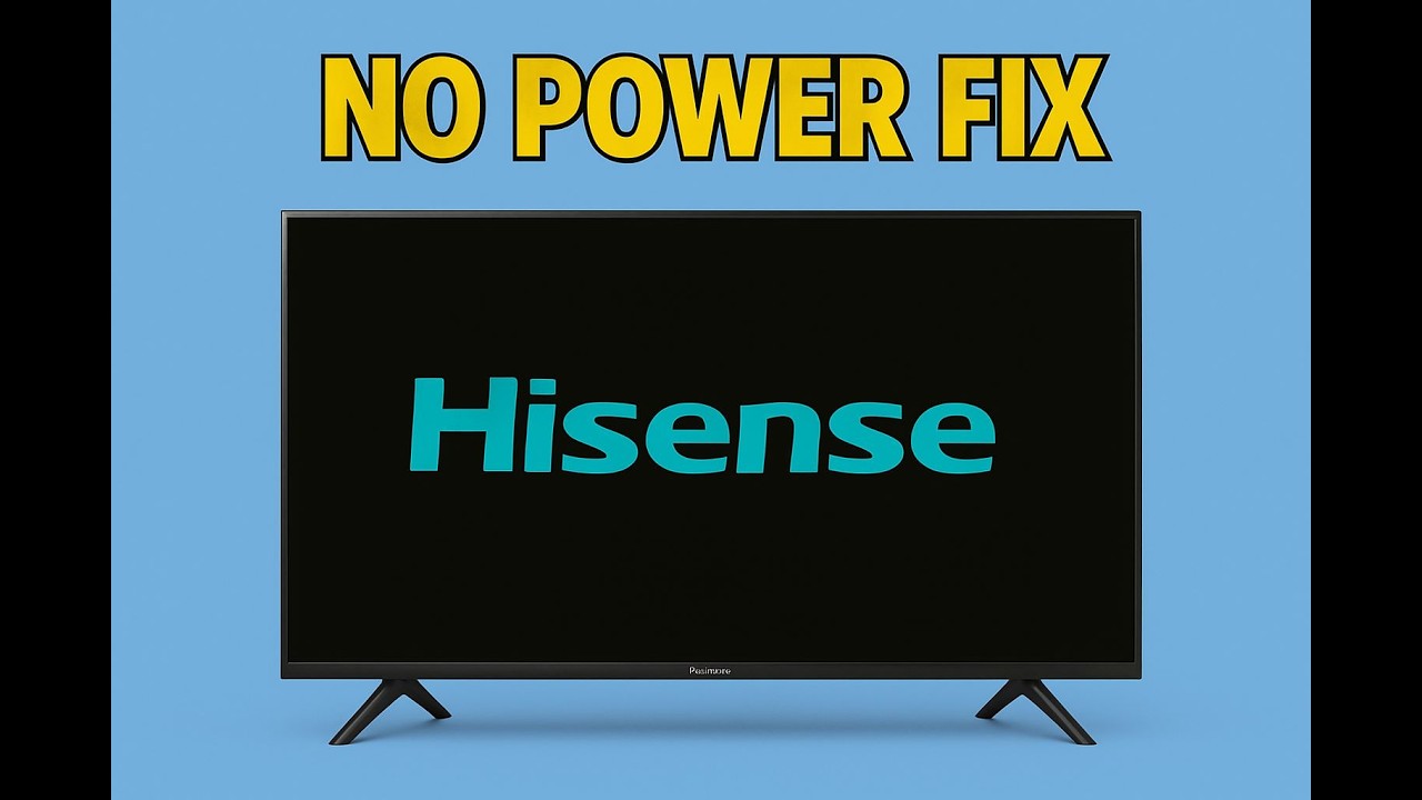How To Diagnose and Fix 4k Hisense TV That Won’t Turn On 75H6510G ...