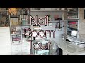 Nail Room Tour | nail art collection & storage
